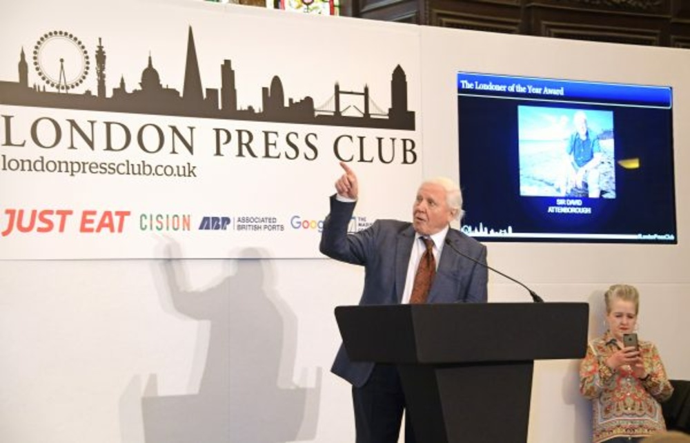 Sir David Attenborough at Stationers' Hall