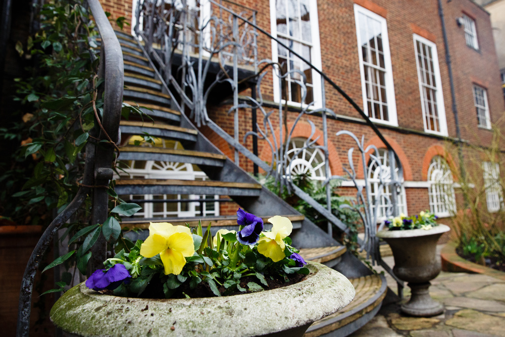 Garden stairs