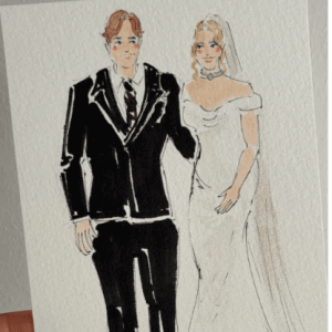 Live event and wedding illustrator – Kate Yung
